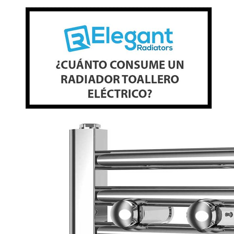 ¿Cuánto consume un radiador toallero eléctrico?
