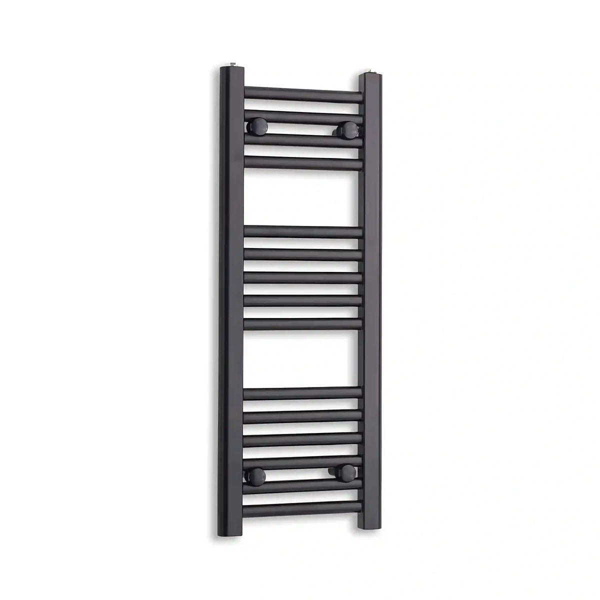 Radiador Toallero Negro 300mm de Ancho Calefacción Central