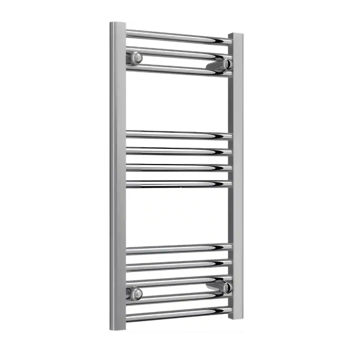 Radiador Toallero Cromado 400mm de Ancho Calefacción Central