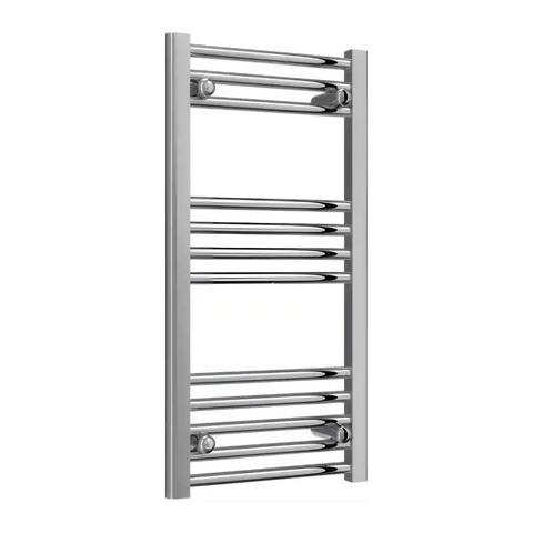 Radiador Toallero Cromado 400mm de Ancho Calefacción Central