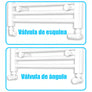 Radiador Toallero Blanco 300mm de Ancho Calefacción Central