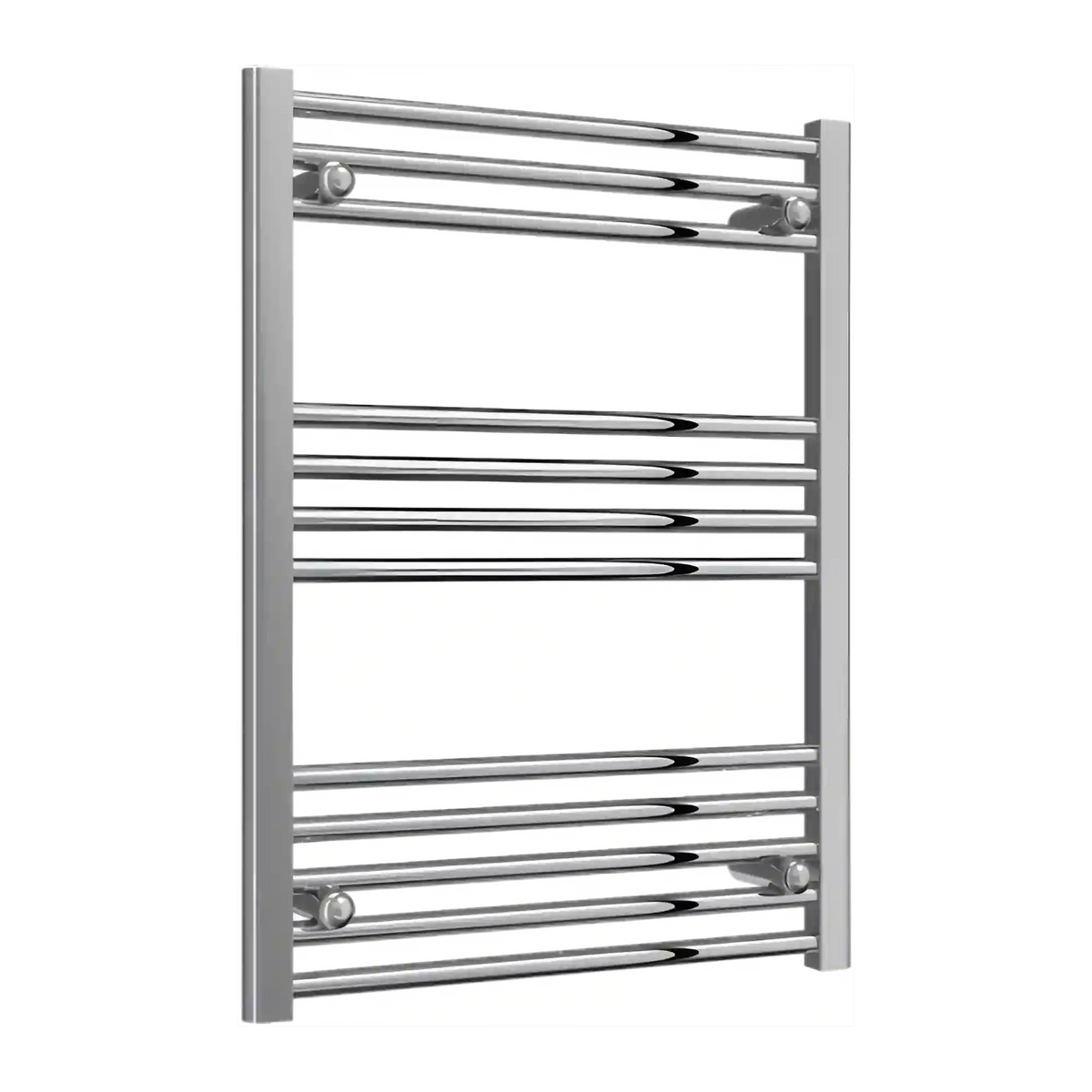Radiador Toallero Cromado 600mm de Ancho Calefacción Central
