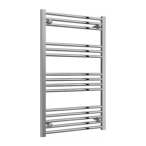 Radiador Toallero Cromado 600mm de Ancho Calefacción Central