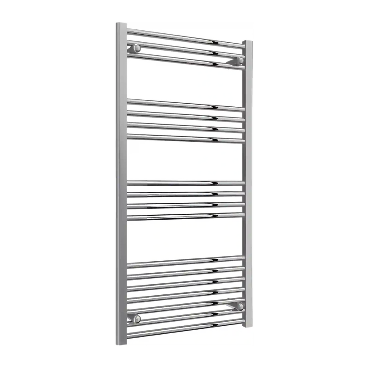 Radiador Toallero Cromado 600mm de Ancho Calefacción Central