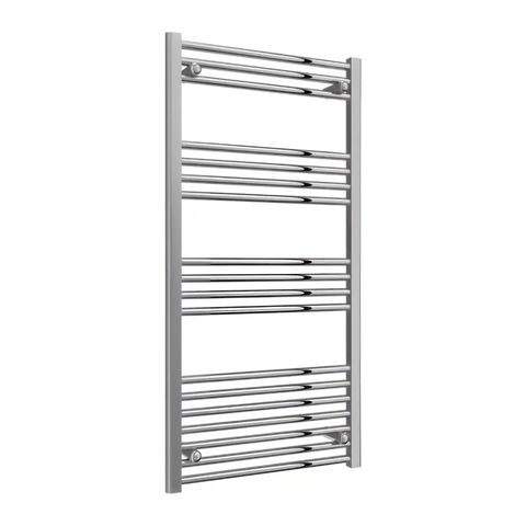 Radiador Toallero Cromado 600mm de Ancho Calefacción Central