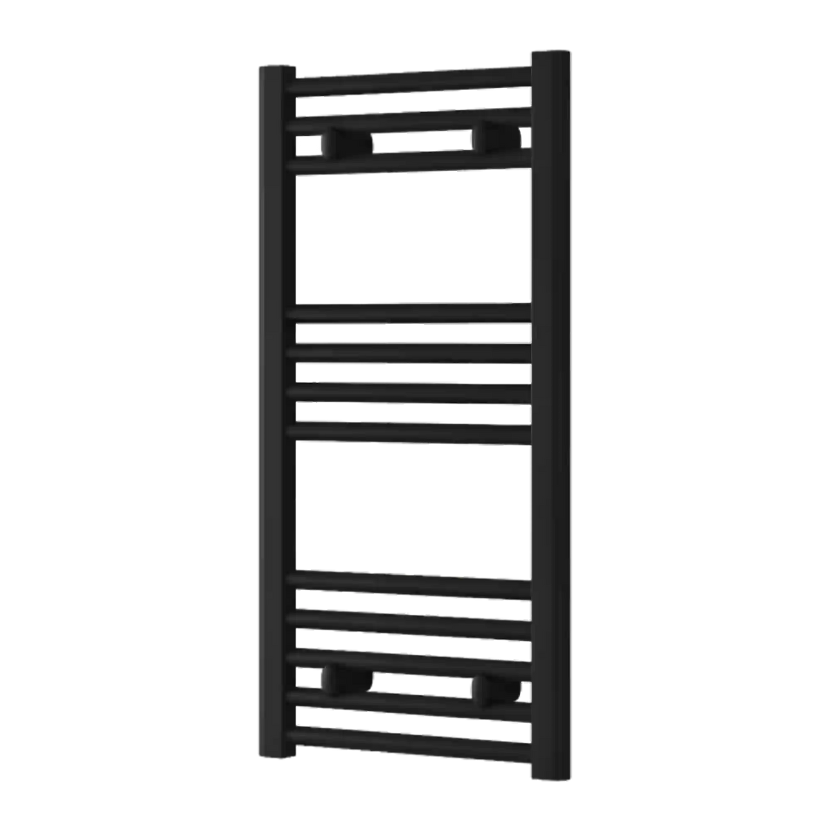 Radiador Toallero Negro 400mm de Ancho Calefacción Central