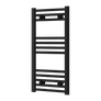 Radiador Toallero Negro 400mm de Ancho Calefacción Central