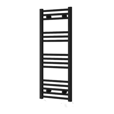 Radiador Toallero Negro 400mm de Ancho Calefacción Central