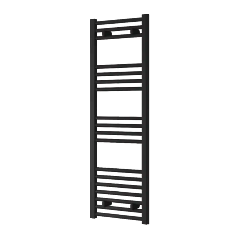 Radiador Toallero Negro 400mm de Ancho Calefacción Central