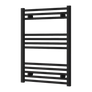 Radiador Toallero Negro 600mm de Ancho Calefacción Central