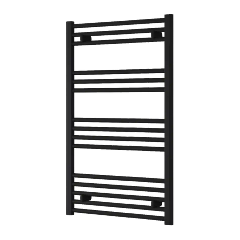Radiador Toallero Negro 600mm de Ancho Calefacción Central