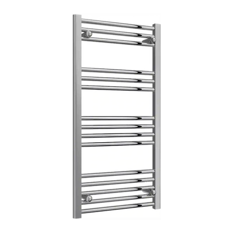 Radiador Toallero Cromado 500mm de Ancho Calefacción Central