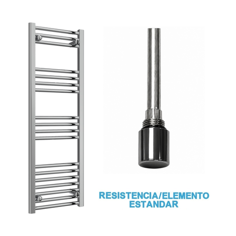 Radiador Toallero Eléctrico Cromado 400mm de Ancho · Precargado