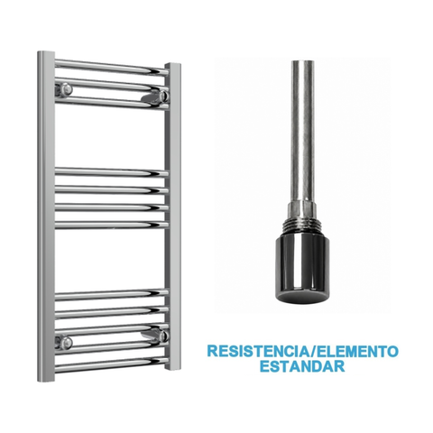 Radiador Toallero Eléctrico Cromado 400mm de Ancho · Precargado