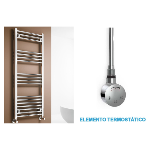 Radiador Toallero Eléctrico Cromado 500mm de Ancho · Precargado