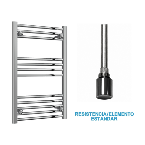Radiador Toallero Eléctrico Cromado 500mm de Ancho · Precargado