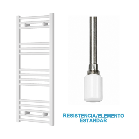 Radiador Toallero Eléctrico Blanco 400mm de Ancho · Precargado