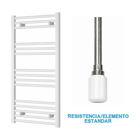 Radiador Toallero Eléctrico Blanco 500mm de Ancho · Precargado