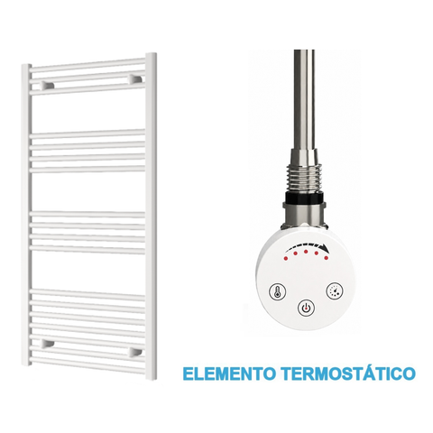 Radiador Toallero Eléctrico Blanco 600mm de Ancho · Precargado