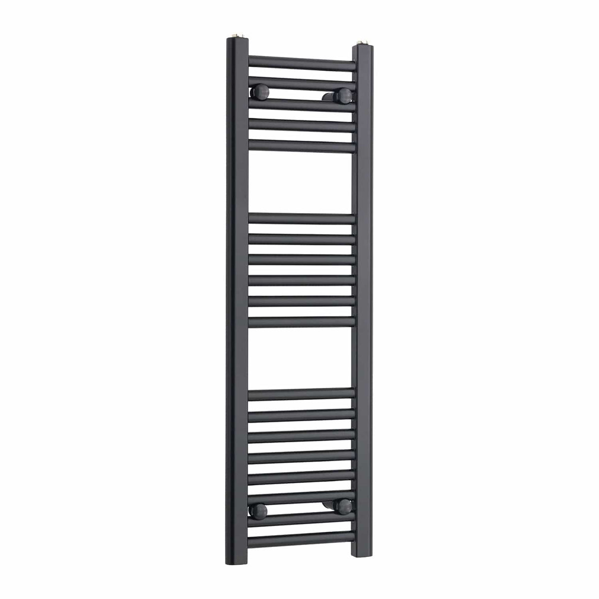 Radiador Toallero Negro 300mm de Ancho Calefacción Central