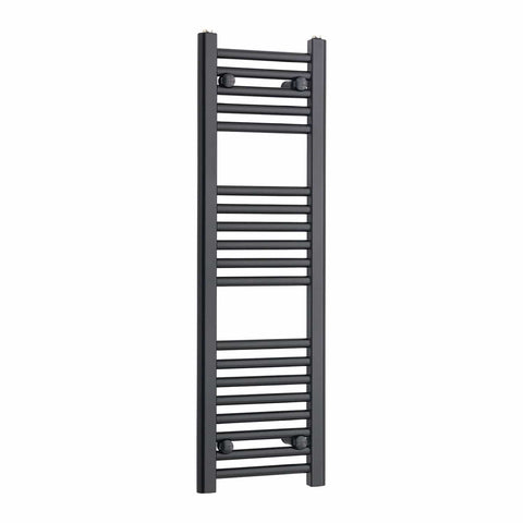 Radiador Toallero Negro 300mm de Ancho Calefacción Central