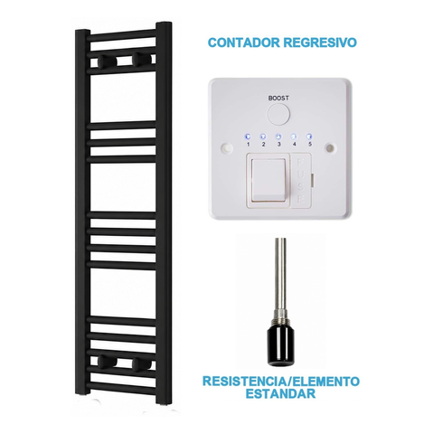 FB-30-100-PFT-SHE-BST radiador toallero eléctrico con elemento estándar