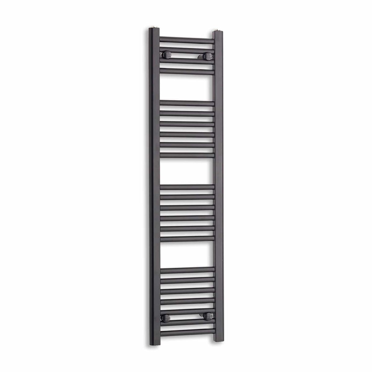 Radiador Toallero Negro 300mm de Ancho Calefacción Central