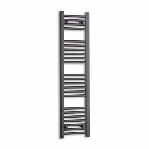 Radiador Toallero Negro 300mm de Ancho Calefacción Central