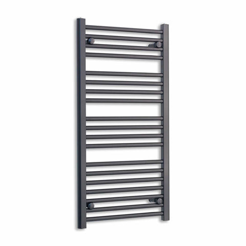 Radiador Toallero Negro 500mm de Ancho Calefacción Central