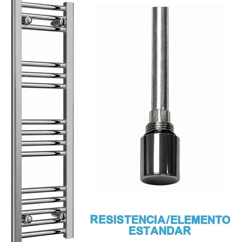 Radiador Toallero Eléctrico Cromado 300mm de Ancho · Precargado