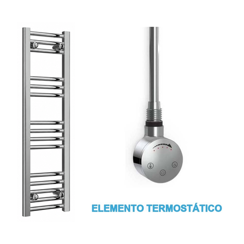 Radiador Toallero Eléctrico Cromado 300mm de Ancho · Precargado