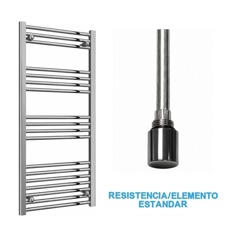 Radiador Toallero Eléctrico Cromado 500mm de Ancho · Precargado