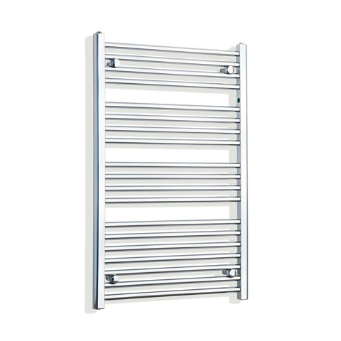 Radiador Toallero Cromado 600mm de Ancho Calefacción Central