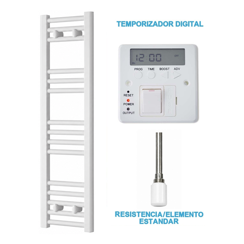 FW-30-100-PFT-SHE-TMR radiador toallero eléctrico con elemento estándar