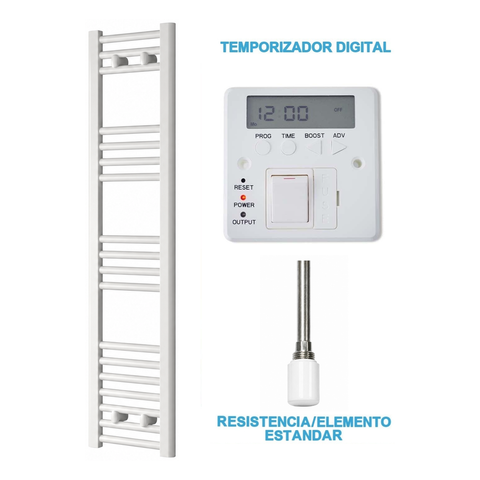 FW-30-120-PFT-SHE-TMR radiador toallero eléctrico con elemento estándar
