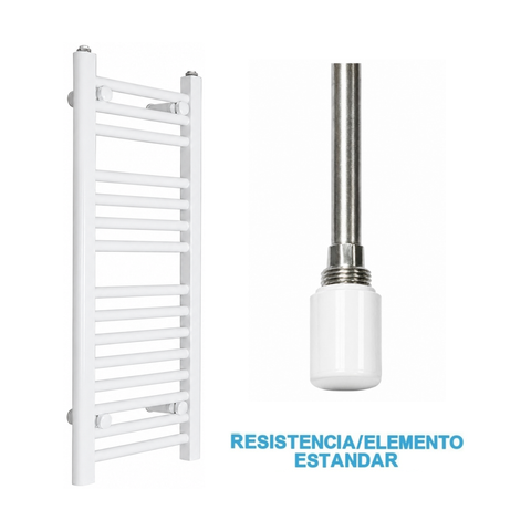 Radiador Toallero Eléctrico Blanco 300mm de Ancho · Precargado
