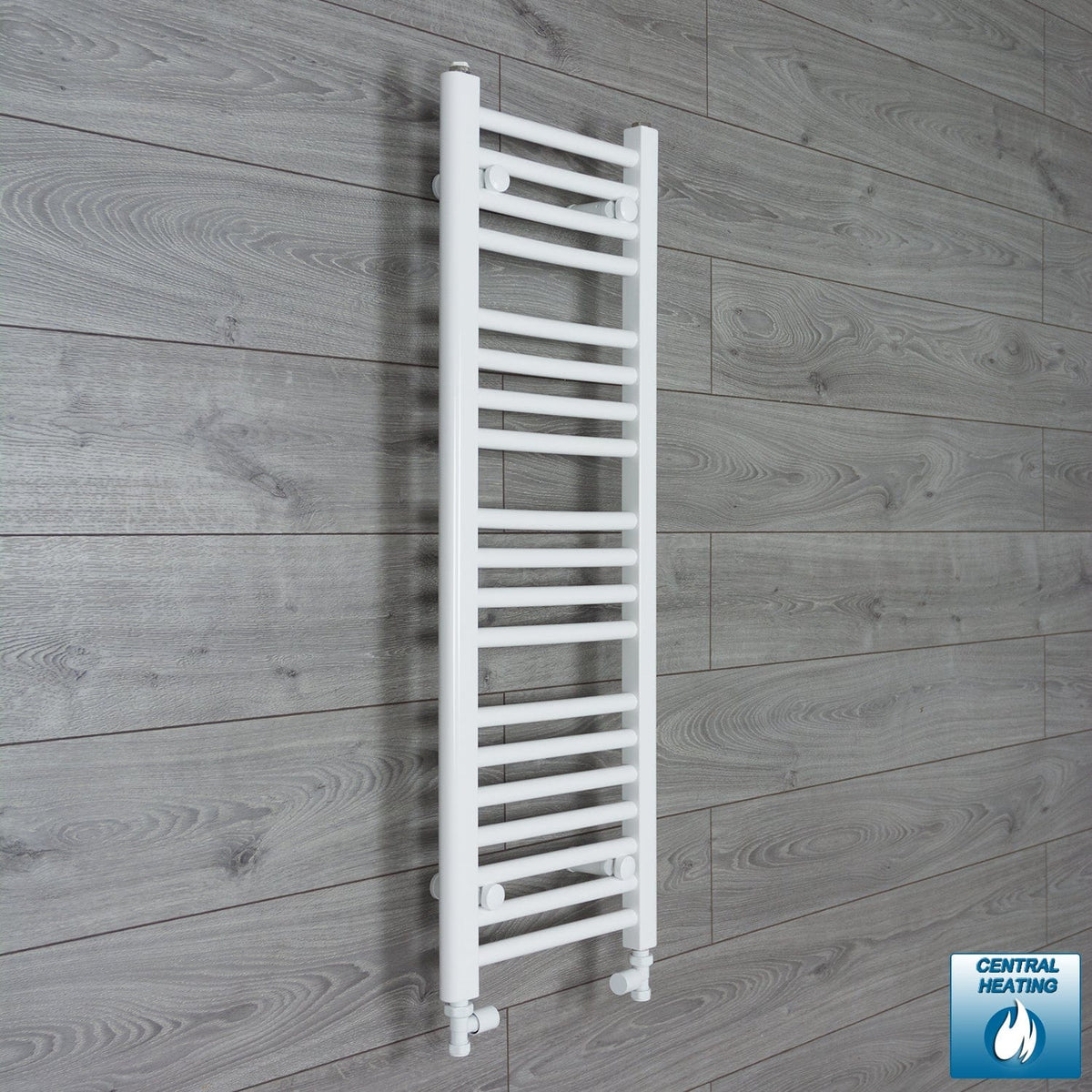 Radiador Toallero Blanco 300mm de Ancho Calefacción Central