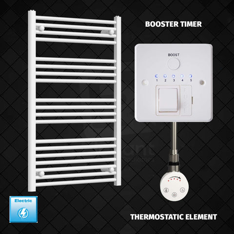 Radiador Toallero Eléctrico Blanco de 600 mm de Ancho