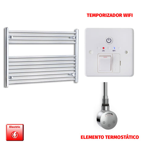 Radiador Toallero Eléctrico Cromado de 1000 mm de Ancho