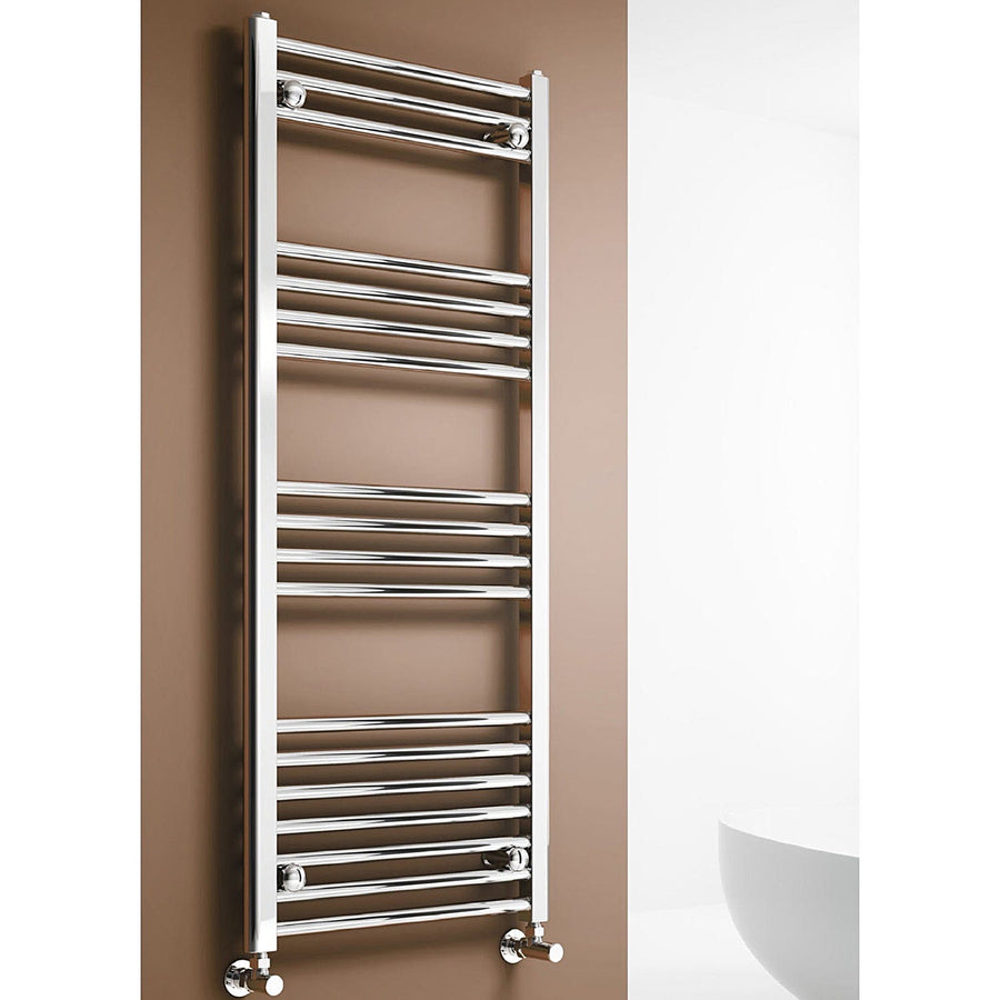 Radiador toallero eléctrico cromado de 500 x 1200 mm