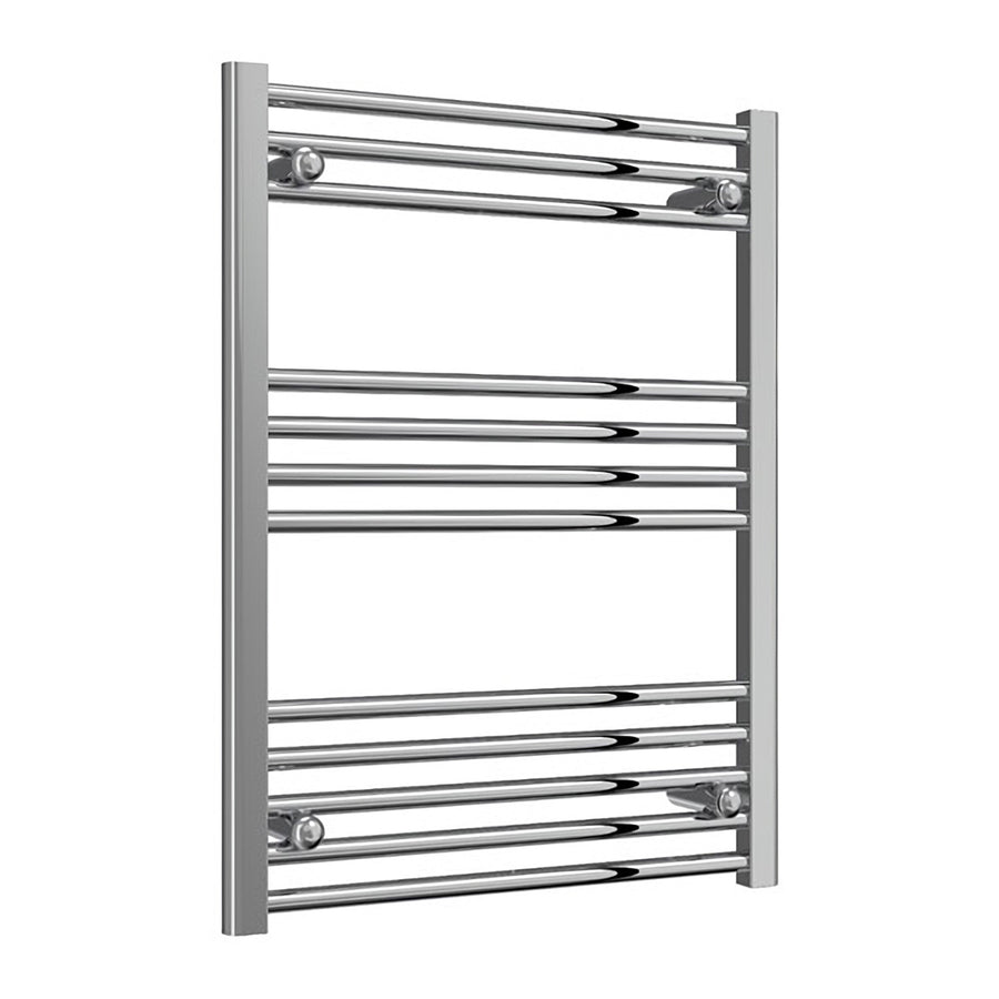 Radiador toallero eléctrico cromado de 600 x 800 mm