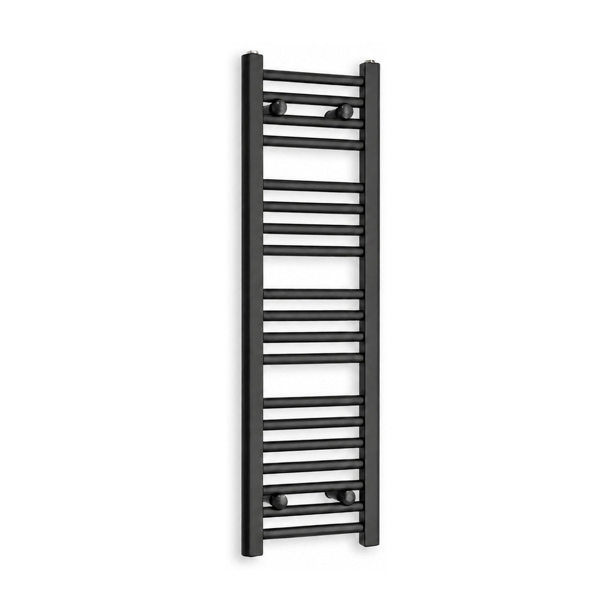 Radiador Toallero Negro 300mm de Ancho Calefacción Central