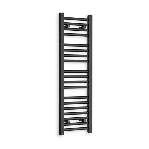 Radiador Toallero Negro 300mm de Ancho Calefacción Central