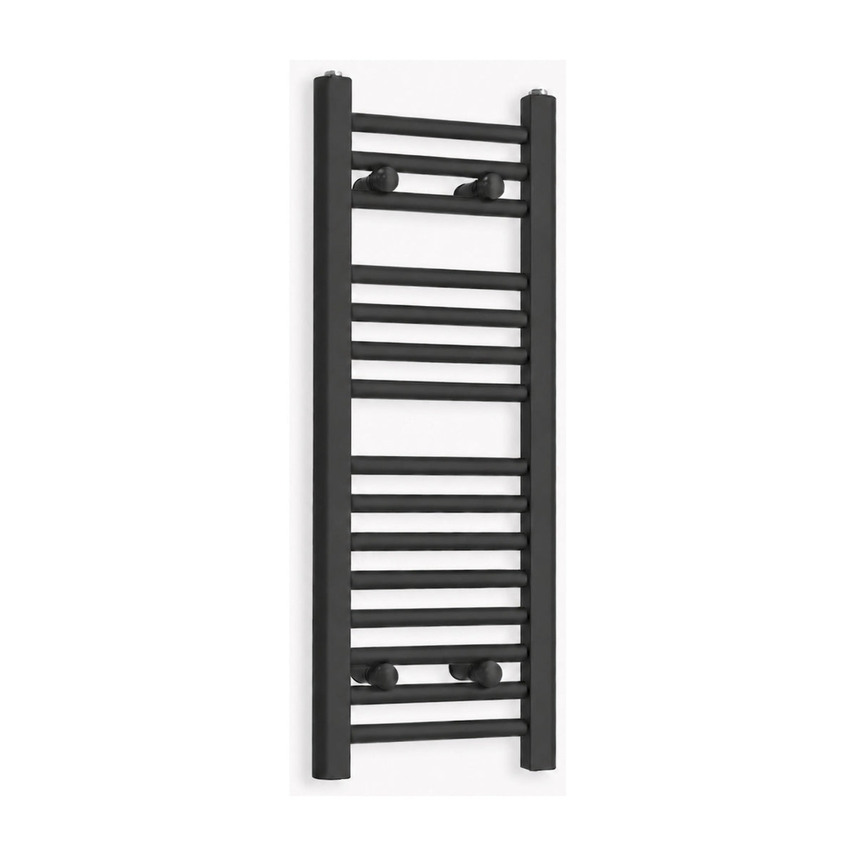 Radiador Toallero Negro 300mm de Ancho Calefacción Central