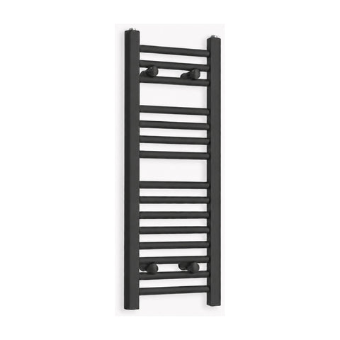 Radiador Toallero Negro 300mm de Ancho Calefacción Central