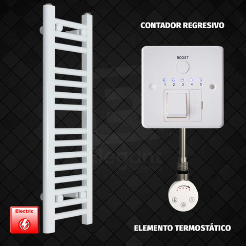 Radiador Toallero Eléctrico Blanco de 200 mm de Ancho