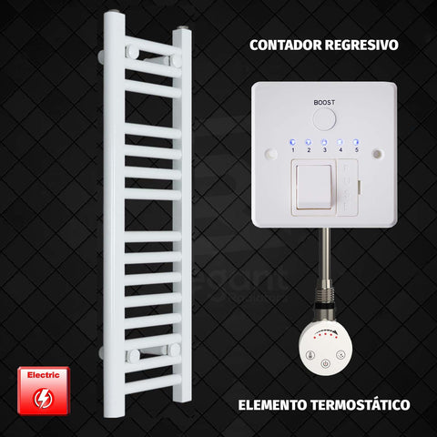 Radiador Toallero Eléctrico Blanco de 250 mm de Ancho