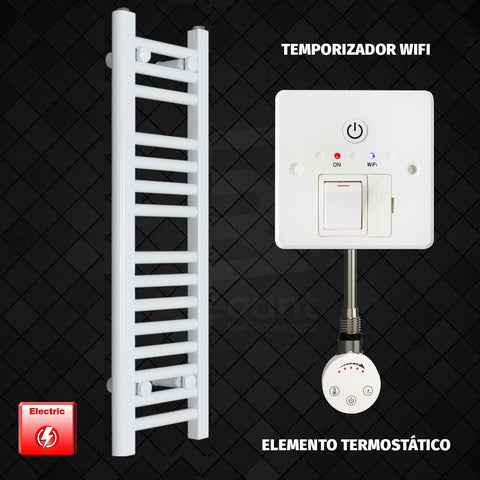 Radiador Toallero Eléctrico Blanco de 250 mm de Ancho