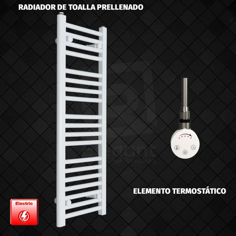 Radiador Toallero Eléctrico Blanco de 350 mm de Ancho