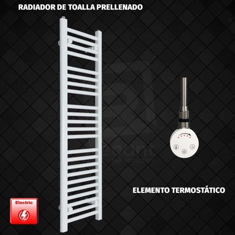 Radiador Toallero Eléctrico Blanco de 350 mm de Ancho